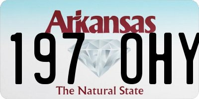 AR license plate 197OHY