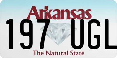 AR license plate 197UGL