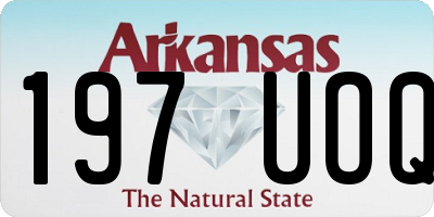 AR license plate 197UOQ