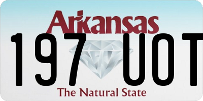 AR license plate 197UOT