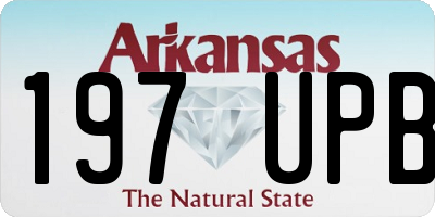 AR license plate 197UPB