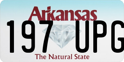 AR license plate 197UPG