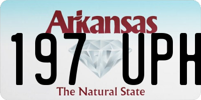 AR license plate 197UPH