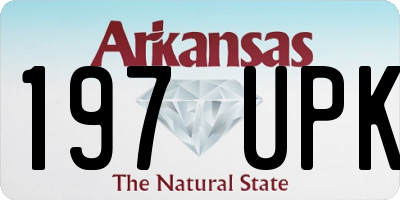 AR license plate 197UPK