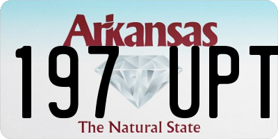 AR license plate 197UPT