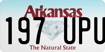 AR license plate 197UPU