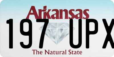 AR license plate 197UPX