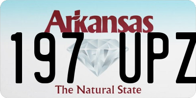 AR license plate 197UPZ