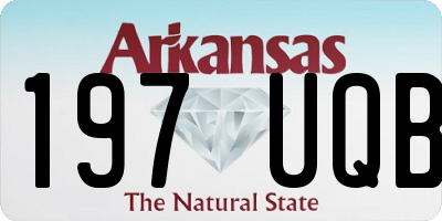AR license plate 197UQB