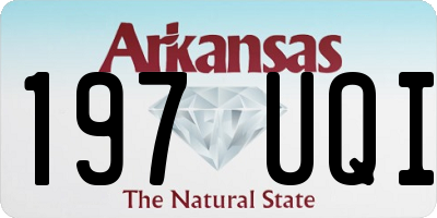 AR license plate 197UQI