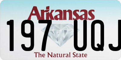 AR license plate 197UQJ