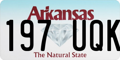 AR license plate 197UQK