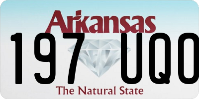 AR license plate 197UQO