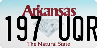 AR license plate 197UQR