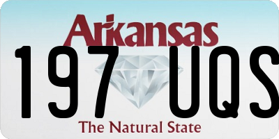 AR license plate 197UQS