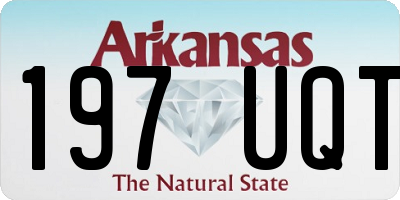 AR license plate 197UQT