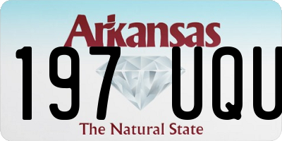 AR license plate 197UQU