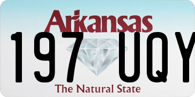 AR license plate 197UQY