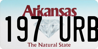 AR license plate 197URB