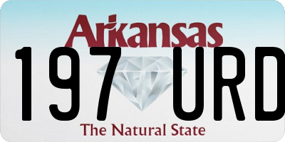 AR license plate 197URD