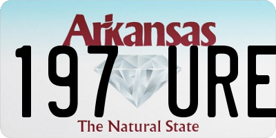 AR license plate 197URE