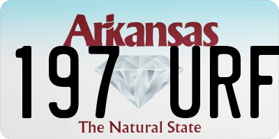 AR license plate 197URF