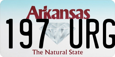 AR license plate 197URG