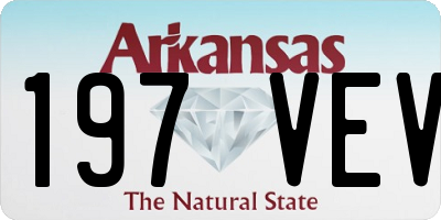 AR license plate 197VEV