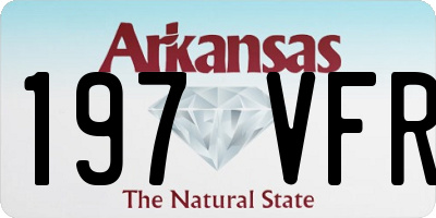 AR license plate 197VFR