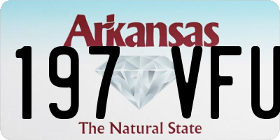 AR license plate 197VFU