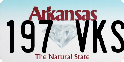 AR license plate 197VKS
