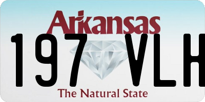 AR license plate 197VLH