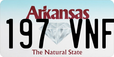 AR license plate 197VNF