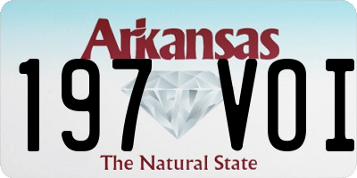 AR license plate 197VOI