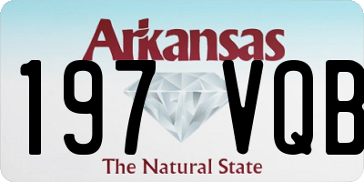 AR license plate 197VQB