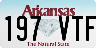 AR license plate 197VTF