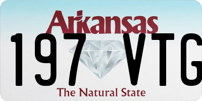 AR license plate 197VTG