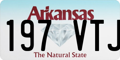 AR license plate 197VTJ