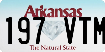 AR license plate 197VTM