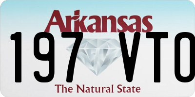 AR license plate 197VTO