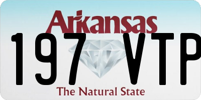 AR license plate 197VTP