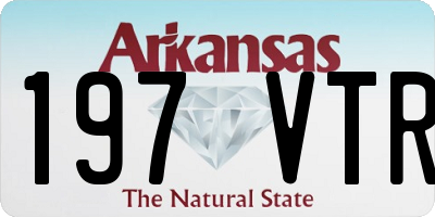 AR license plate 197VTR