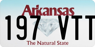 AR license plate 197VTT