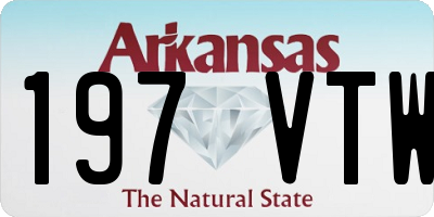 AR license plate 197VTW