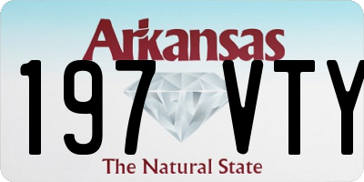 AR license plate 197VTY