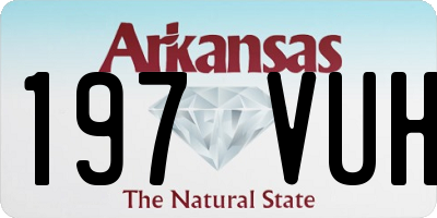 AR license plate 197VUH