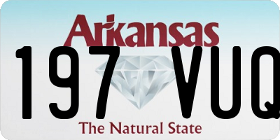 AR license plate 197VUQ