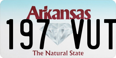 AR license plate 197VUT