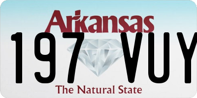 AR license plate 197VUY