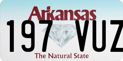 AR license plate 197VUZ